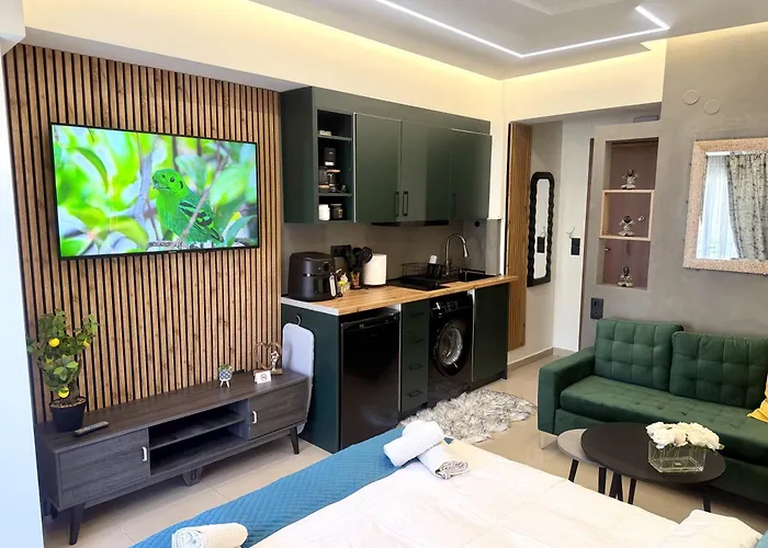 Apartament Green Orchid Modern Studio Near Metro & Free Parking Salonic